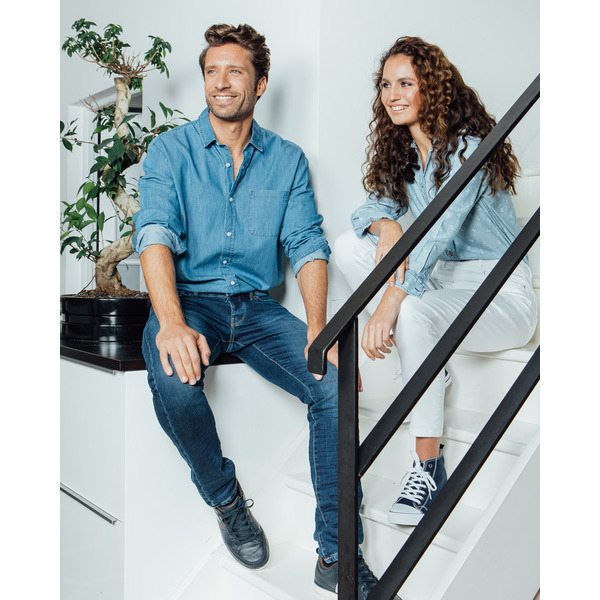 Chemise denim  homme