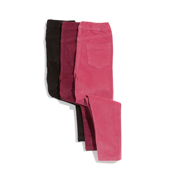 Jegging velours fille