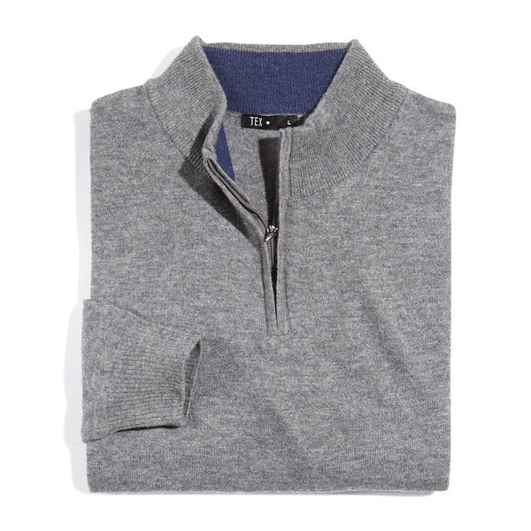 Pull 1/2 zip homme 