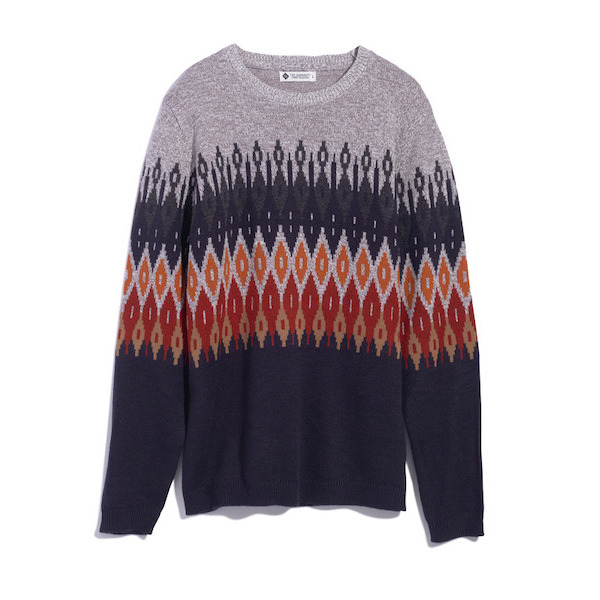 Pull jacquard homme