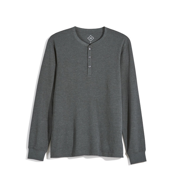 T-shirt col tunisien homme 