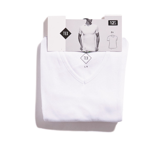T-shirts col V homme