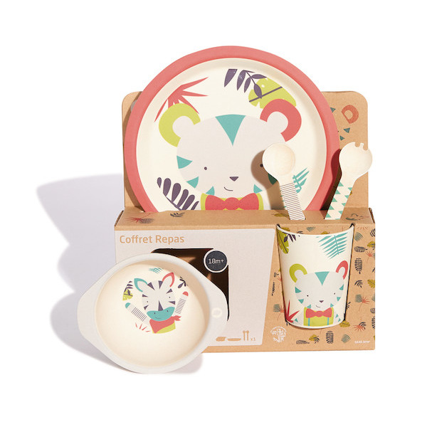 Set repas en bambou 