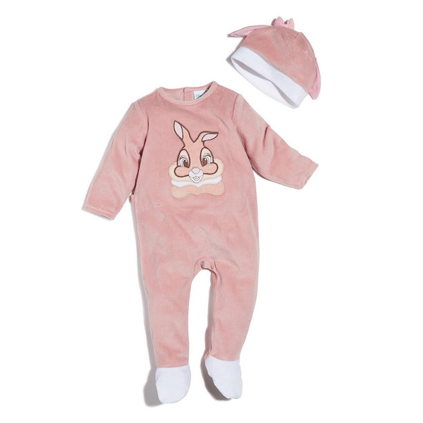 Ensemble pyjama + bonnet velours fille ou garçon