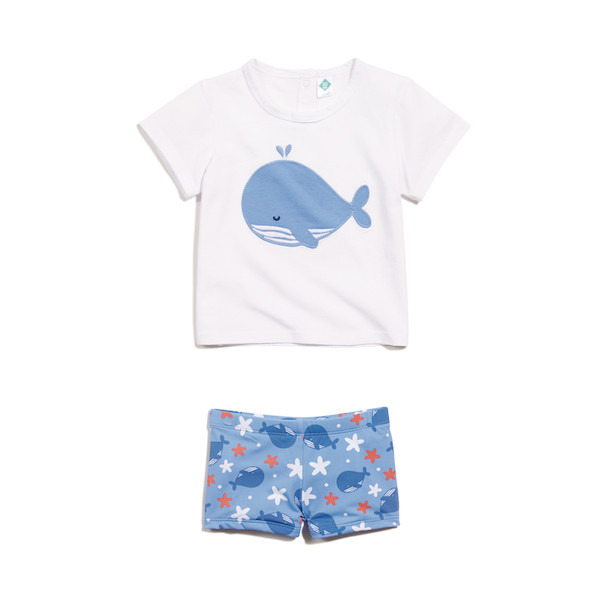 Ensemble T-shirt + short de bain garçon