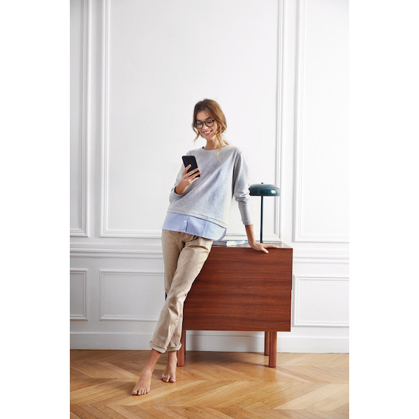 Sweat-shirt 2 en 1 femme