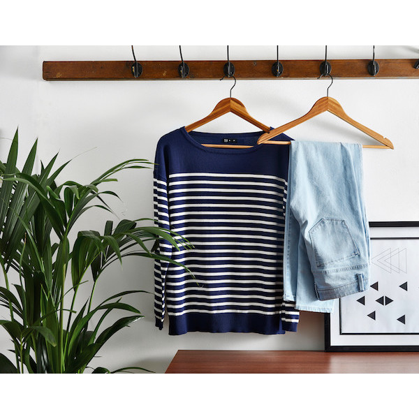 Pull  marinière femme