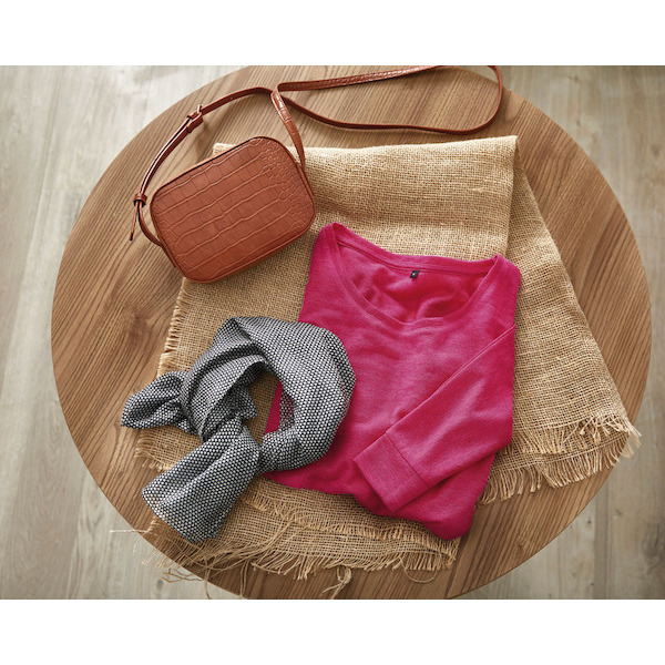 T-shirt avec foulard femme