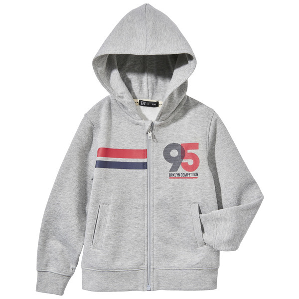 Sweat-shirt zippé garçon