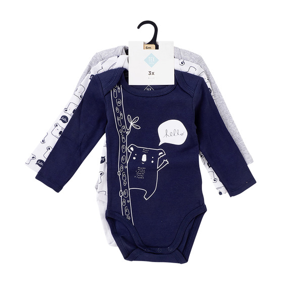 Bodies bébé manches longues
