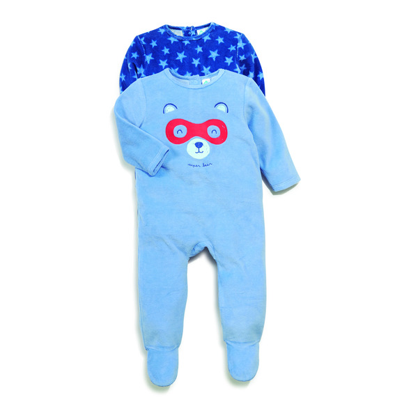 Pyjama velours bébé