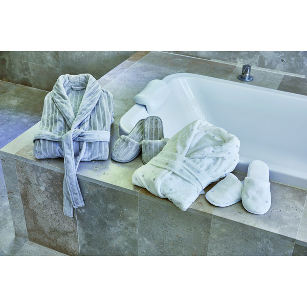 Coffret peignoir + chaussons 