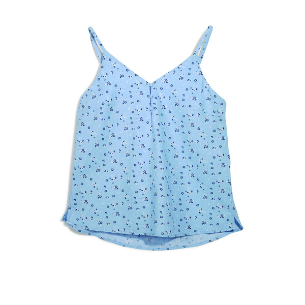 Top sans manches en lin femme