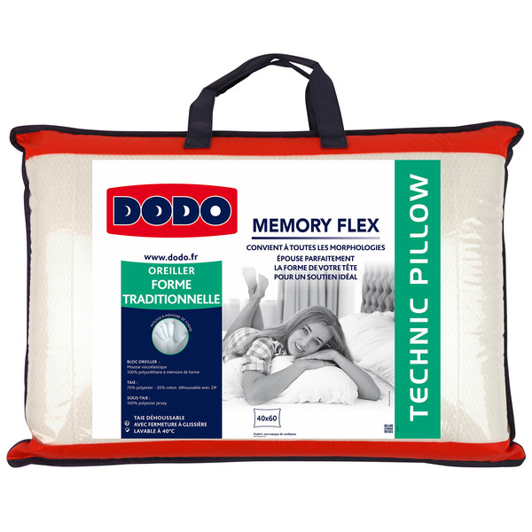 Oreiller ergonomique memory flex
