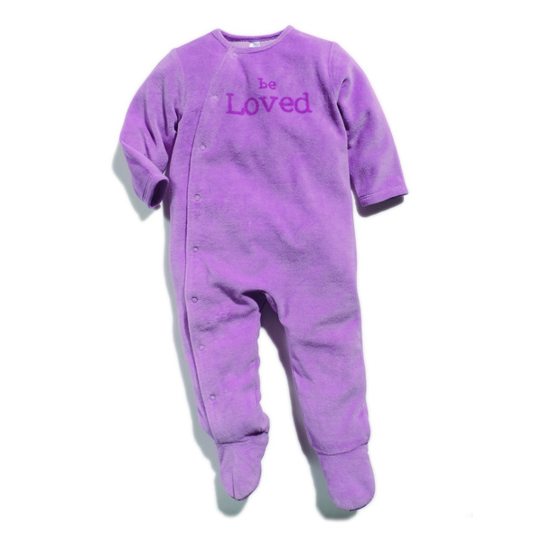 Pyjama velours bébé