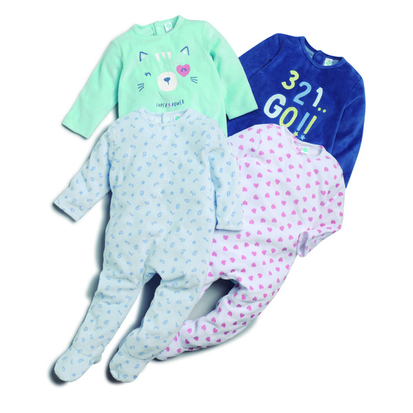 Pyjamas velours bébé