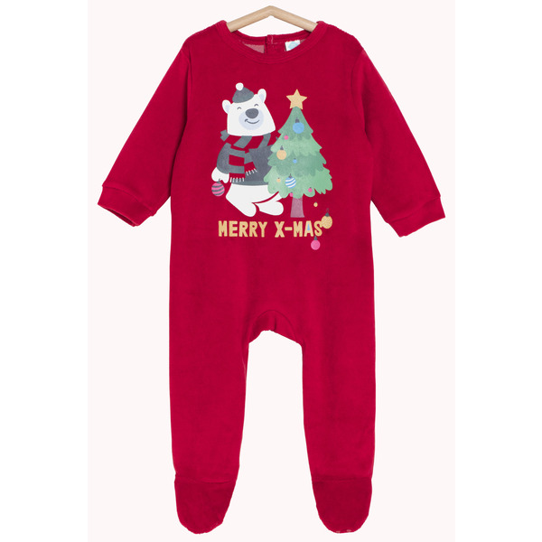 Pyjama velours bébé