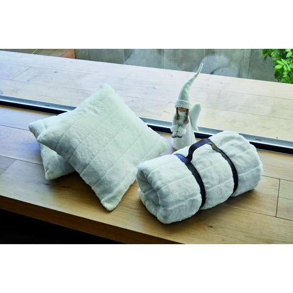 Plaid valisette ou lot de 2 coussins