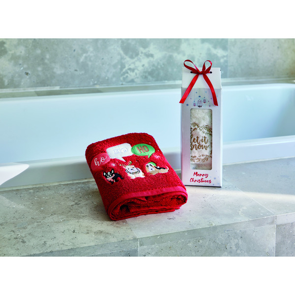 Coffret serviette Noël