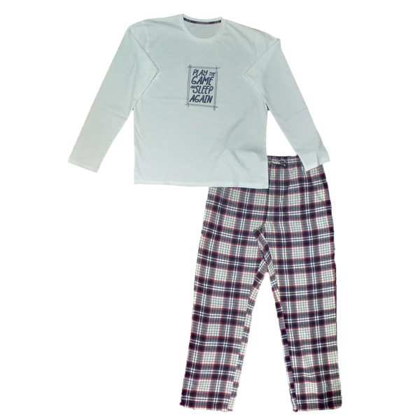 Pyjama flanelle homme