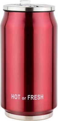 30 cl rouge métallique isotherme Mug isoth...