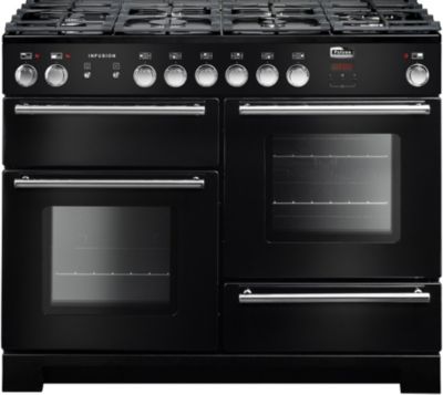 INFUSION 110CM NOIR/CHRM Piano de cuisson mixte