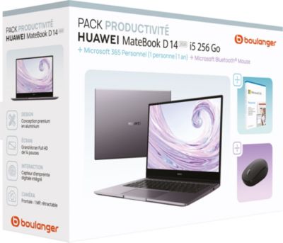 Pack Matebook D 14 i5 2020+MS365+souris Ordinat...